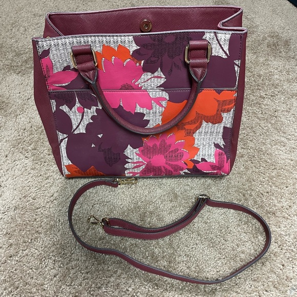 EMMA & SOPHIA PRINTED SAFFIANO LEATHER ELIZABETH TOTE. BRAND NEW. - Picture 8 of 9